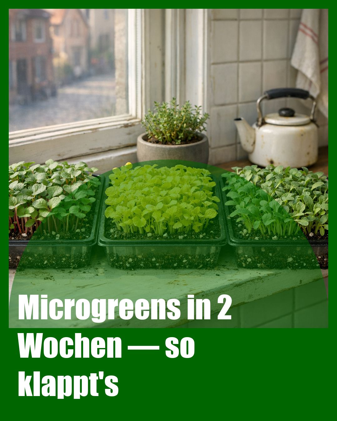 Foto: Microgreens,Keimung,Fensterbank (KI generiert )